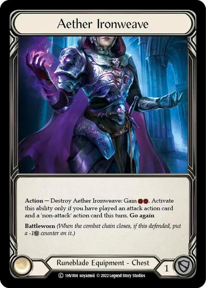 Aether Ironweave, Historic Pack 1 Blitz Deck: Viserai 1HV004