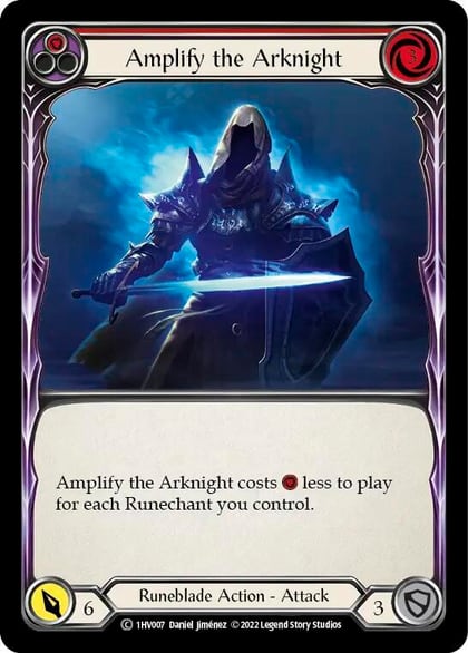 Amplify the Arknight (Red), Historic Pack 1 Blitz Deck: Viserai 1HV007