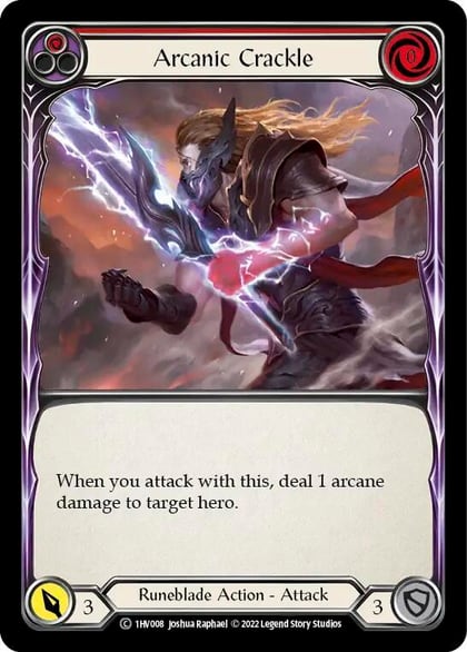 Arcanic Crackle (Red), Historic Pack 1 Blitz Deck: Viserai 1HV008