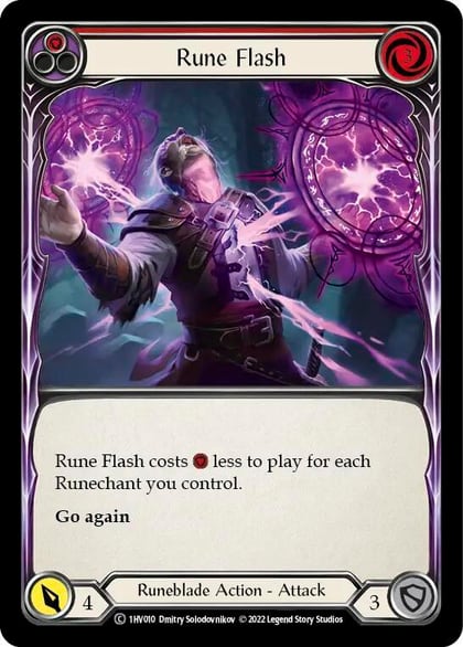 Rune Flash (Red), Historic Pack 1 Blitz Deck: Viserai 1HV010