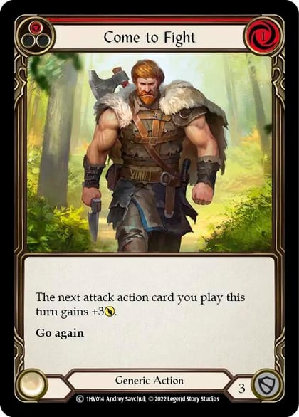 Come to Fight (Red), Historic Pack 1 Blitz Deck: Viserai 1HV014