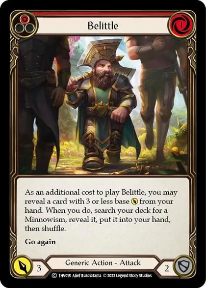 Belittle (Red), Historic Pack 1 Blitz Deck: Viserai 1HV015