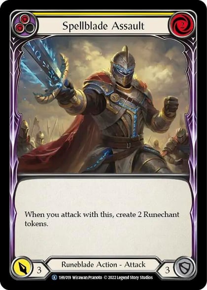 Spellblade Assault (Yellow), Historic Pack 1 Blitz Deck: Viserai 1HV019