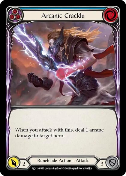 Arcanic Crackle (Blue), Historic Pack 1 Blitz Deck: Viserai 1HV020