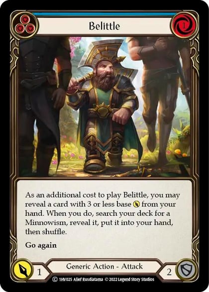 Belittle (Blue), Historic Pack 1 Blitz Deck: Viserai 1HV025