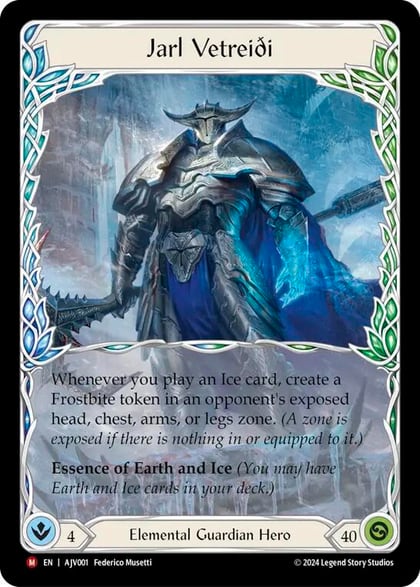 Jarl Vetreidi, Armory Deck: Jarl Vetreidi AJV001