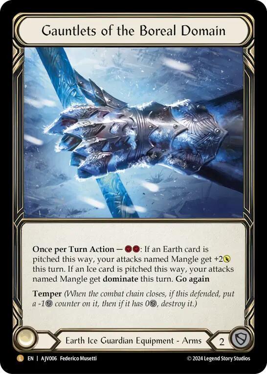 Gauntlets of the Boreal Domain, Armory Deck: Jarl Vetreidi AJV006