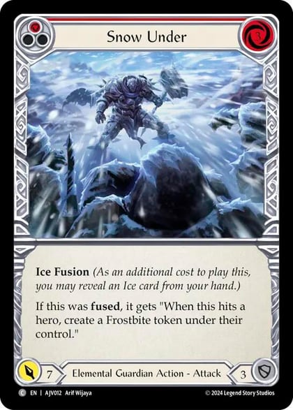 Snow Under (Red), Armory Deck: Jarl Vetreidi AJV012