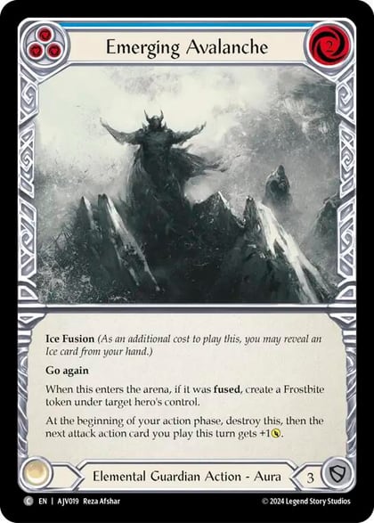 Emerging Avalanche (Blue), Armory Deck: Jarl Vetreidi AJV019