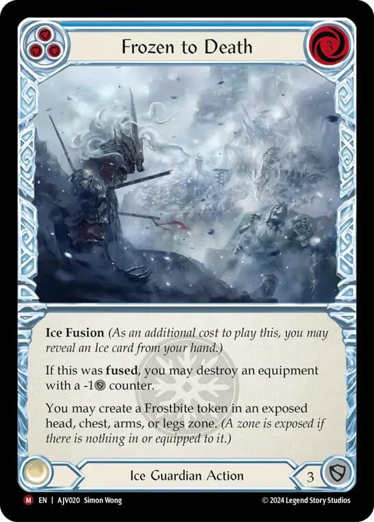 Frozen to Death, Armory Deck: Jarl Vetreidi AJV020