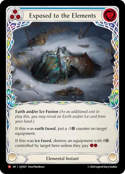 Exposed to the Elements, Armory Deck: Jarl Vetreidi AJV027