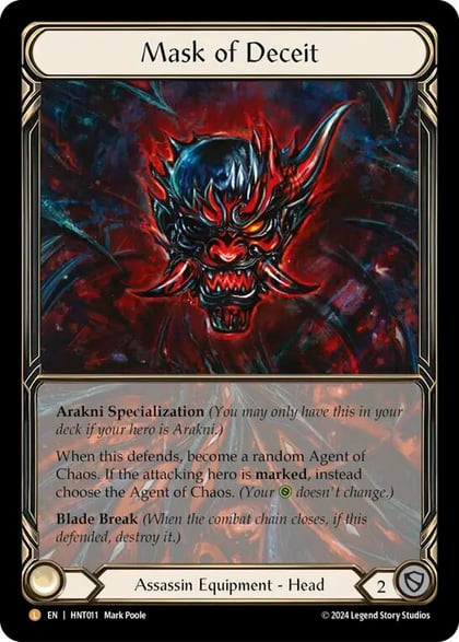 Mask of Deceit (Extended Art), The Hunted HNT011