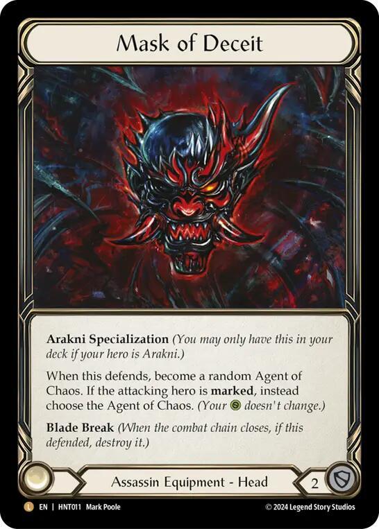 Mask of Deceit, The Hunted HNT011