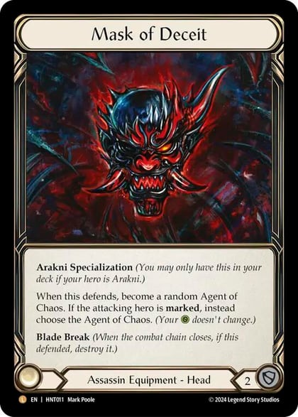 Mask of Deceit, The Hunted HNT011