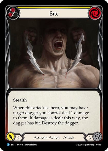 Bite (Yellow), The Hunted HNT018