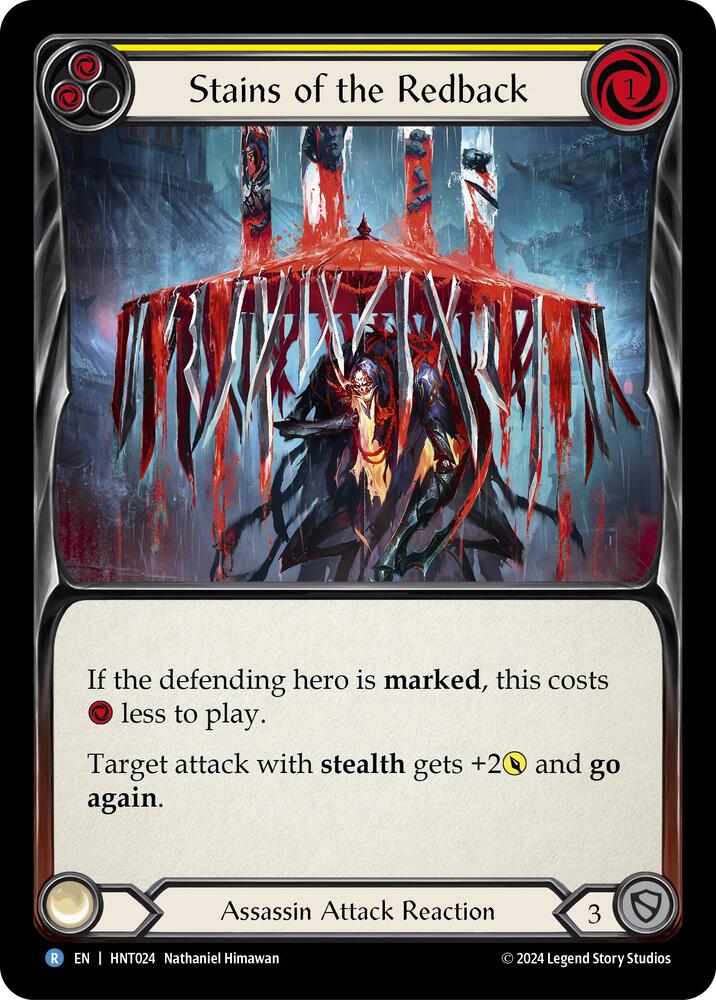 Stains of the Redback (Yellow), The Hunted HNT024