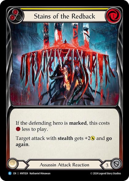 Stains of the Redback (Yellow), The Hunted HNT024