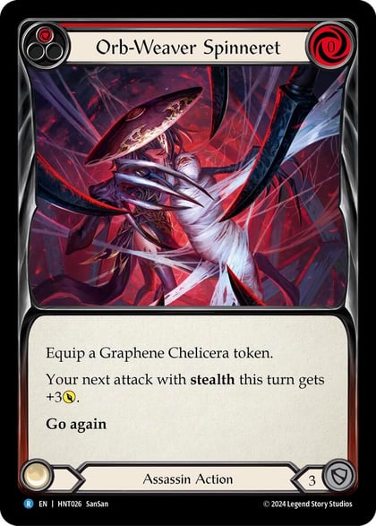 Orb-Weaver Spinneret (Red), The Hunted HNT026