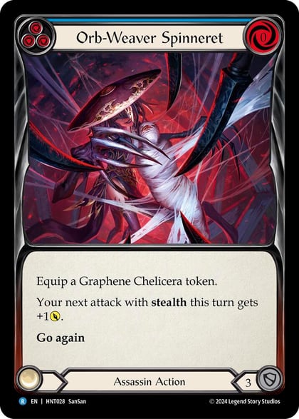 Orb-Weaver Spinneret (Blue), The Hunted HNT028