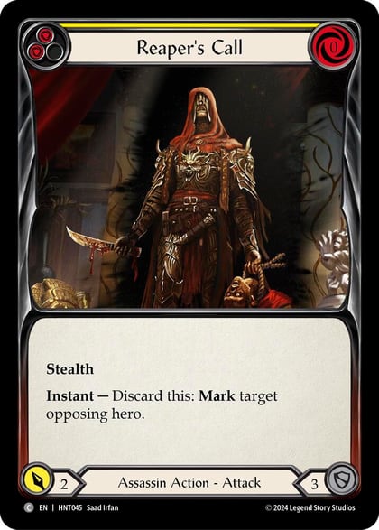 Reaper's Call (Yellow), The Hunted HNT045