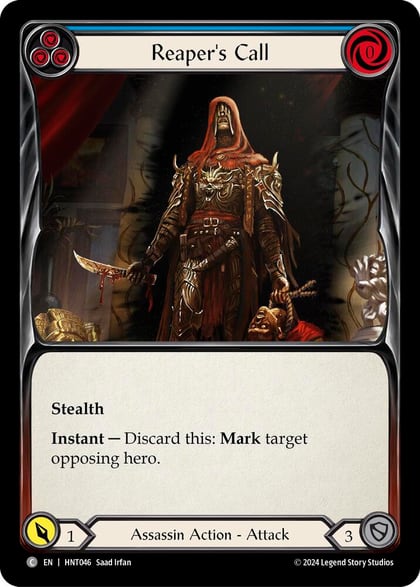 Reaper's Call (Blue), The Hunted HNT046