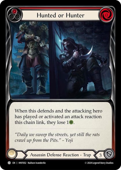 Hunted or Hunter (Red), The Hunted HNT052
