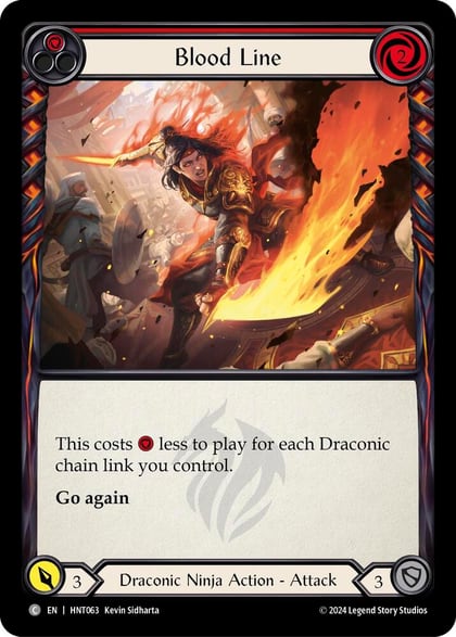 Blood Line (Red), The Hunted HNT063