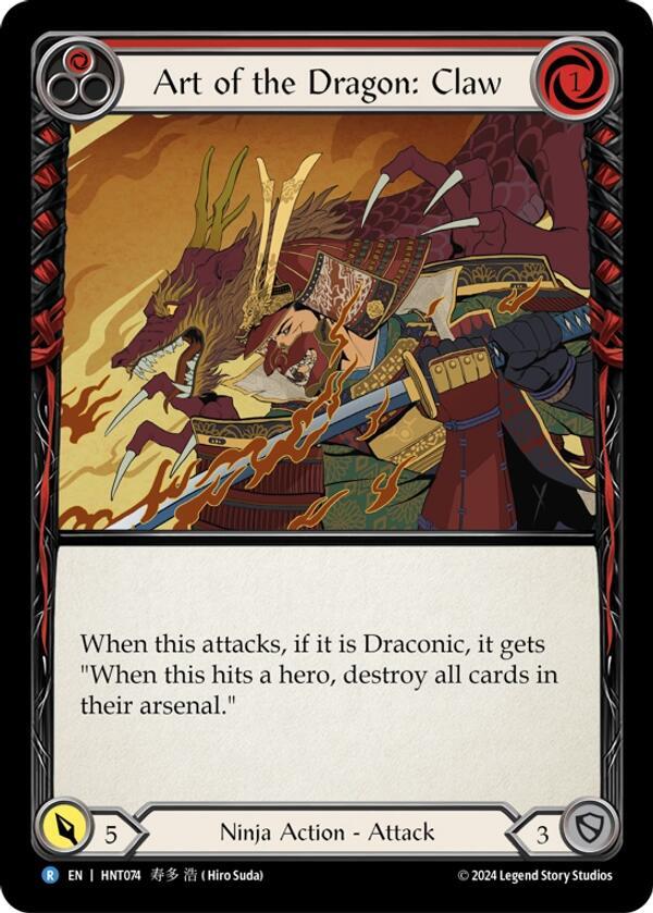 Art of the Dragon: Claw, The Hunted HNT074