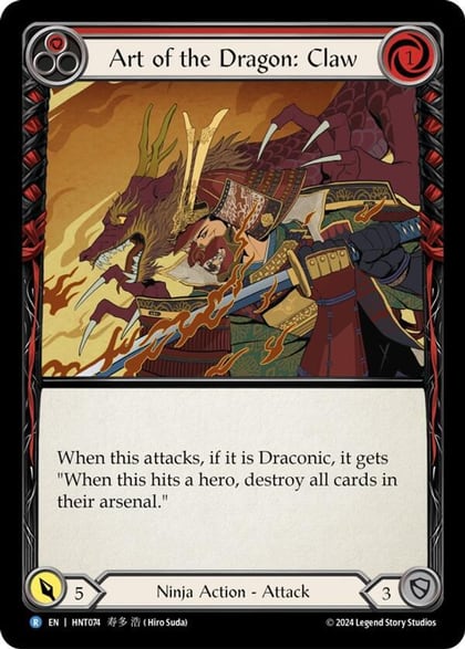 Art of the Dragon: Claw, The Hunted HNT074