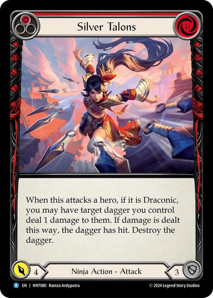 Silver Talons (Red), The Hunted HNT080