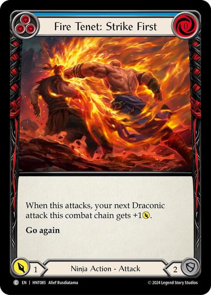 Fire Tenet: Strike First (Blue), The Hunted HNT085