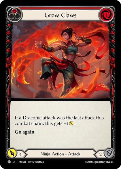 Grow Claws (Red), The Hunted HNT086