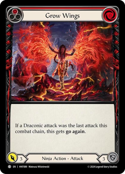 Grow Wings (Red), The Hunted HNT089