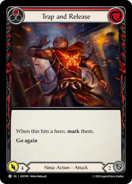 Trap and Release (Red), The Hunted HNT095