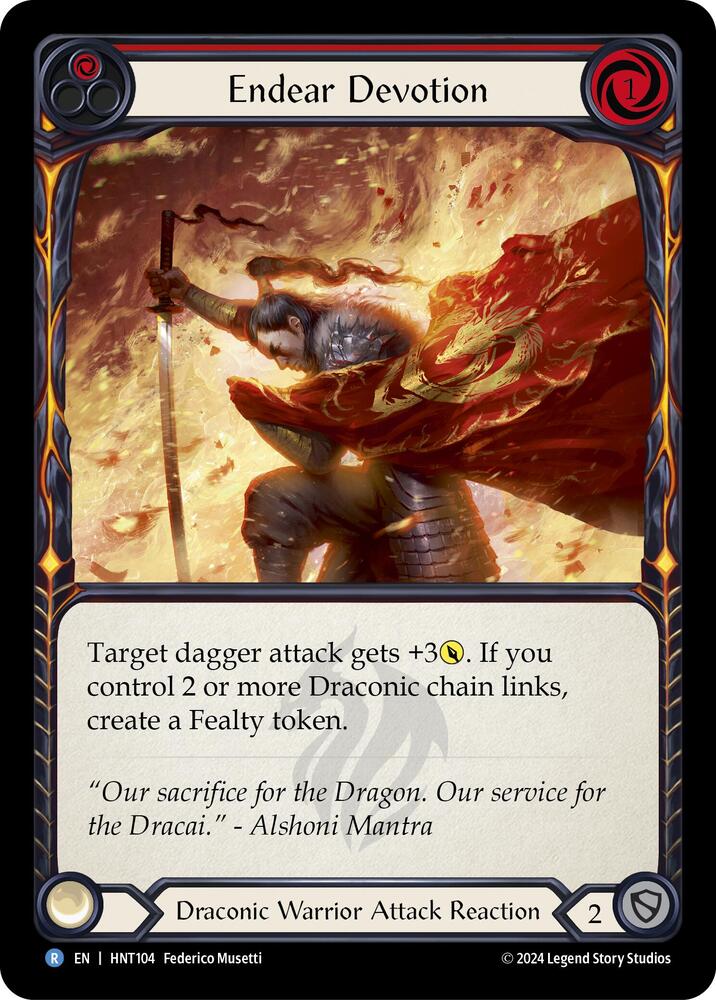 Endear Devotion (Red), The Hunted HNT104