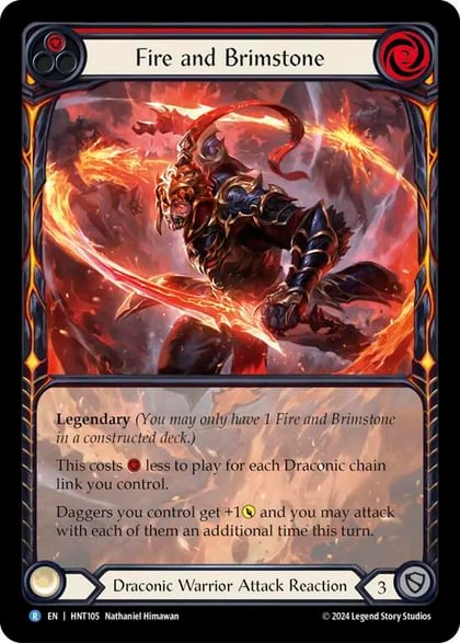 Fire and Brimstone (Extended Art), The Hunted HNT105