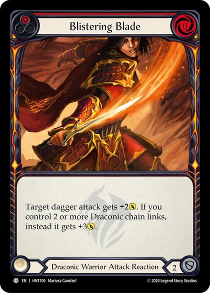 Blistering Blade (Red), The Hunted HNT106