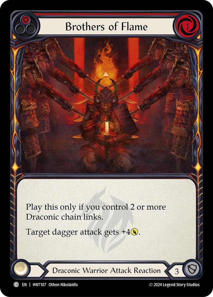 Brothers of Flame (Red), The Hunted HNT107
