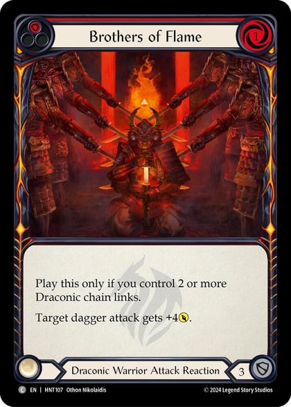 Brothers of Flame (Red), The Hunted HNT107