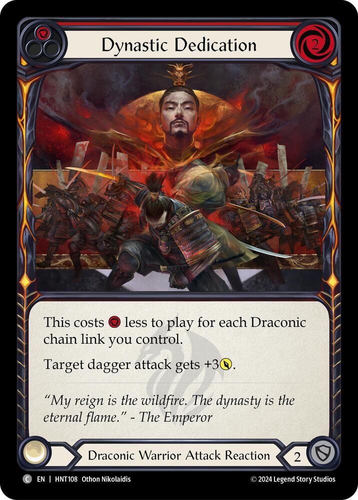 Dynastic Dedication (Red), The Hunted HNT108