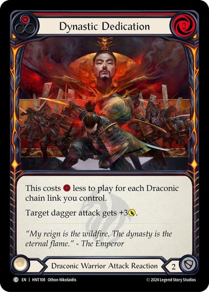 Dynastic Dedication (Red), The Hunted HNT108