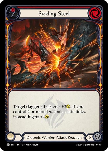 Sizzling Steel (Red), The Hunted HNT113