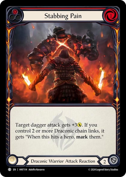 Stabbing Pain (Red), The Hunted HNT114