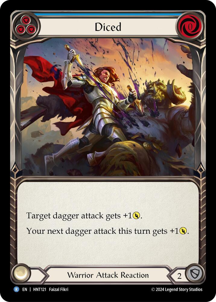 Diced (Blue), The Hunted HNT121