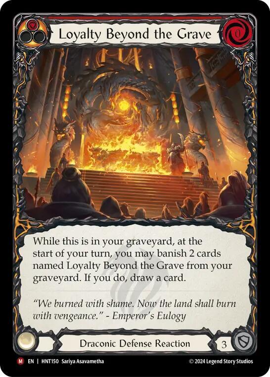 Loyalty Beyond the Grave, The Hunted HNT150