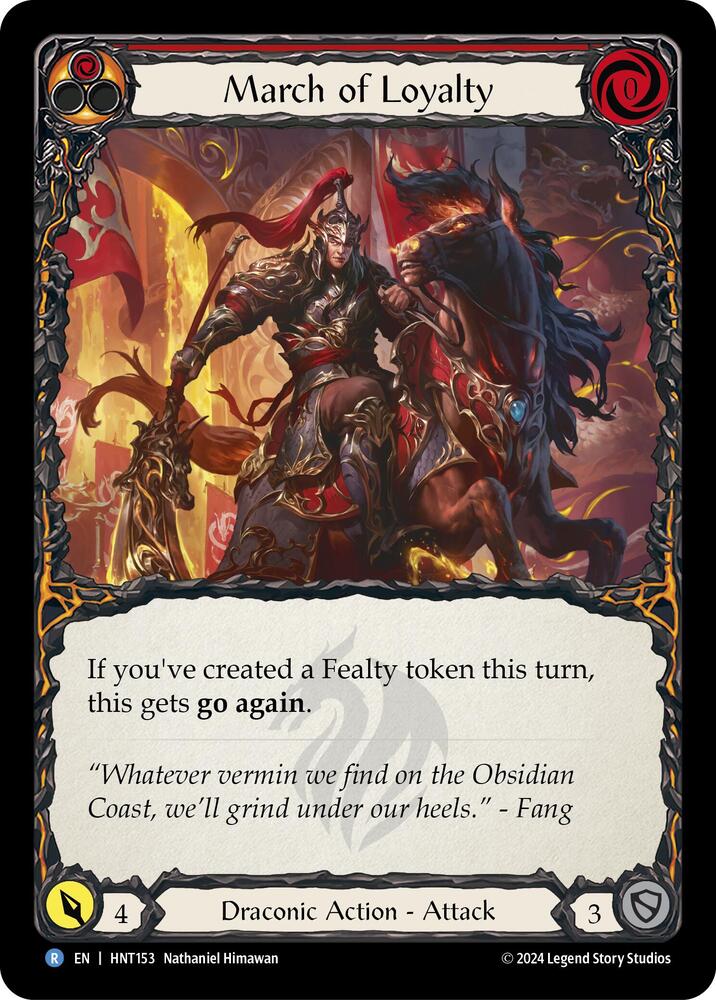 March of Loyalty (Red), The Hunted HNT153