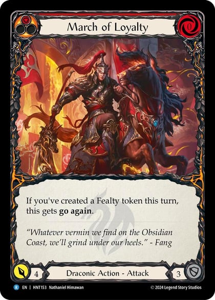 March of Loyalty (Red), The Hunted HNT153