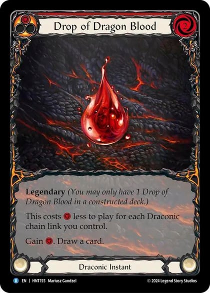 Drop of Dragon Blood (Extended Art), The Hunted HNT155