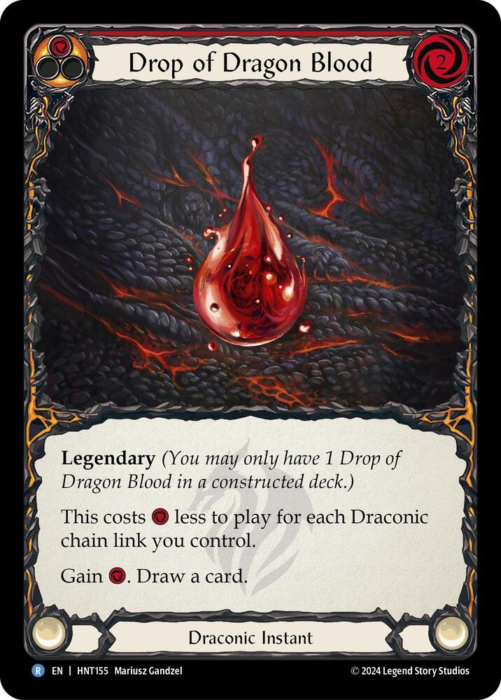 Drop of Dragon Blood (Red), The Hunted HNT155