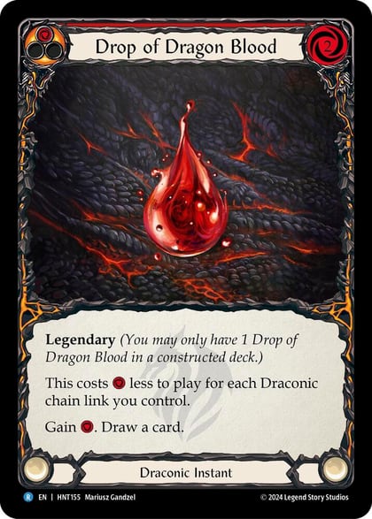 Drop of Dragon Blood (Red), The Hunted HNT155